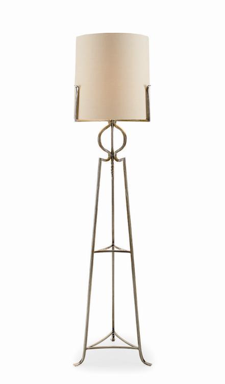 Century - Grand Tour Accessories Polished Steel Floor Lamp - SA8215 | American Home Furniture