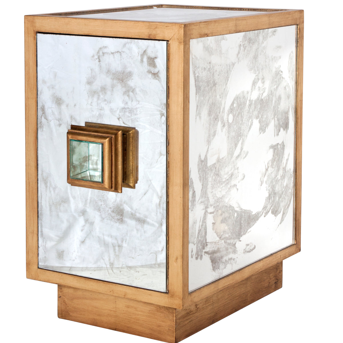 Ant Mir & Gold Lf One Dr Cabinet - SAVANNAH G
