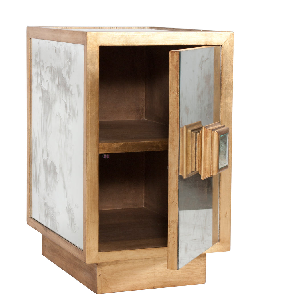Ant Mir & Gold Lf One Dr Cabinet - SAVANNAH G