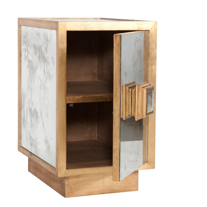 Ant Mir & Gold Lf One Dr Cabinet - SAVANNAH G