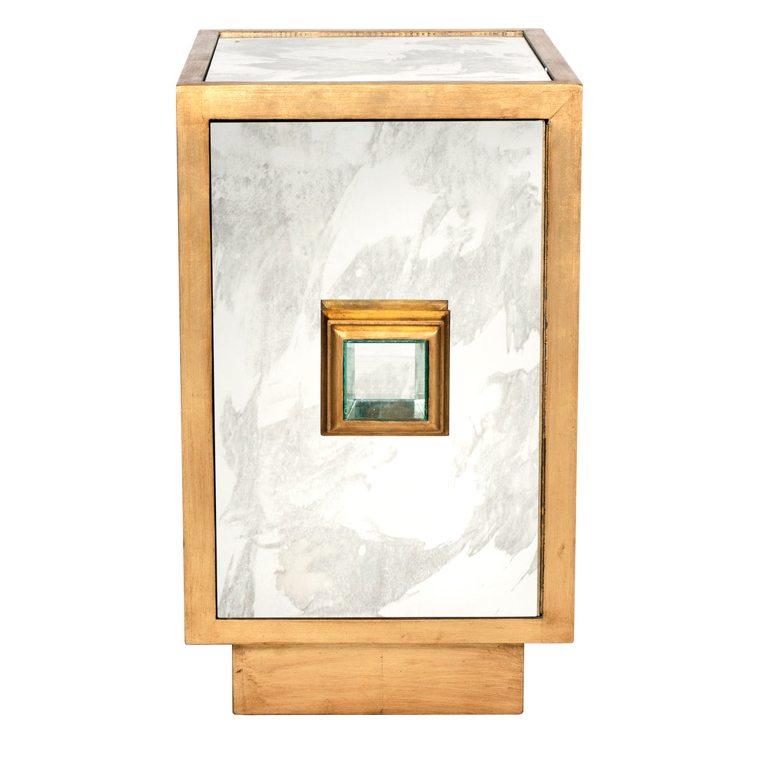 Ant Mir & Gold Lf One Dr Cabinet - SAVANNAH G