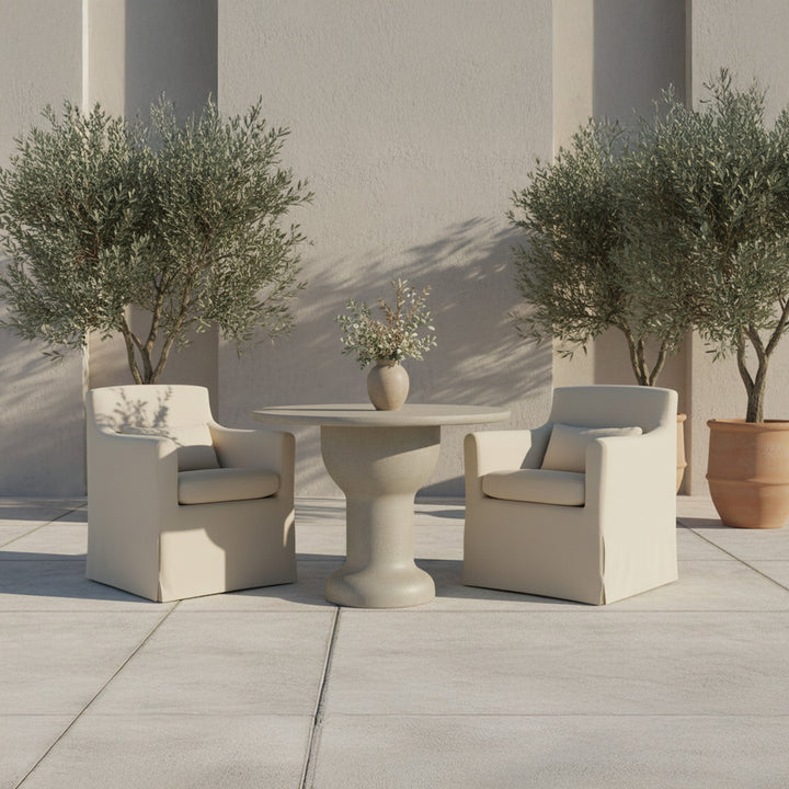 Magnolia Outdoor Café Table Cream