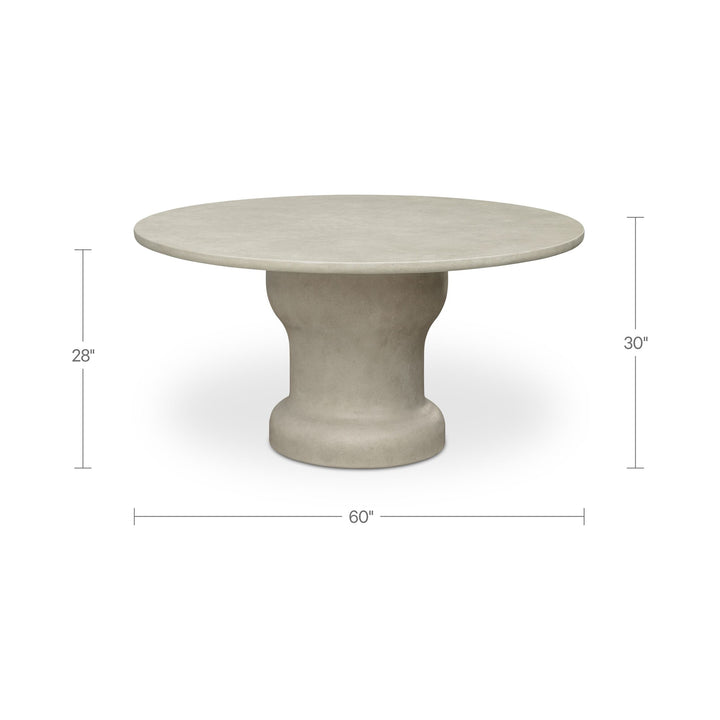 Magnolia Outdoor Dining Table Cream
