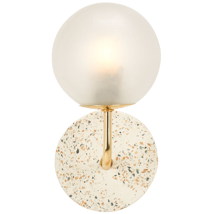 WHITE TERRAZZO / GOLD