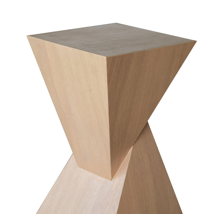 Sculptural Occassional Table In Natural Oak - SCOUT NO