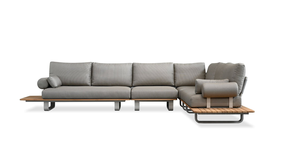 American Home Furniture | Mobital - MAKAI Sectional (2 times 2 seater / 1 corner / 1 armless / 2 armrests)