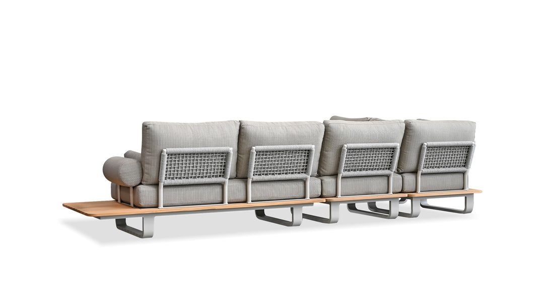 American Home Furniture | Mobital - MAKAI Sectional (2 times 2 seater / 1 corner / 1 armless / 2 armrests)