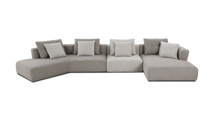 American Home Furniture | Mobital - COMO Sectional 3-Piece RSF Chaise