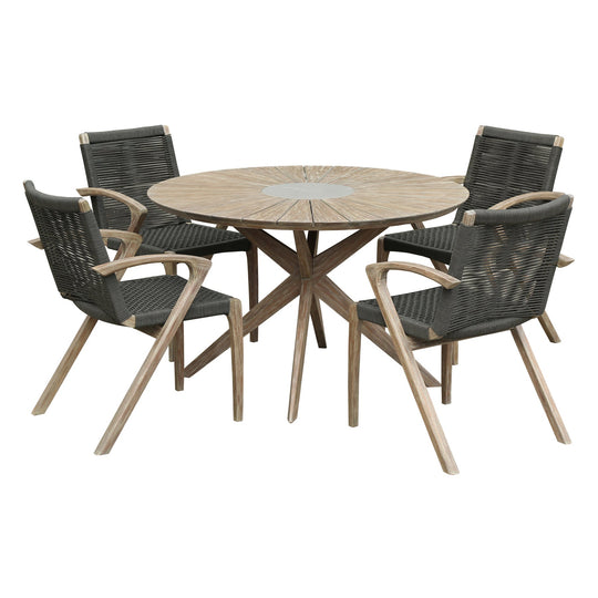 American Home Furniture Armen Living Sachi Outdoor Dining Table