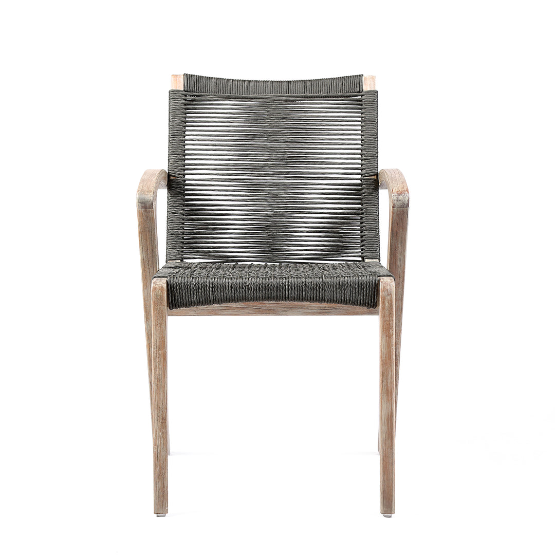 American Home Furniture Armen Living Oasis and Brielle Outdoor 5 Piece Dining Set