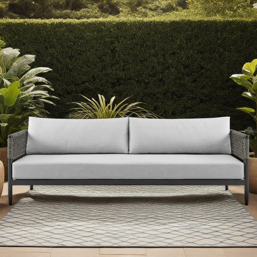 American Home Furniture Armen Living Alegria Outdoor Sofa