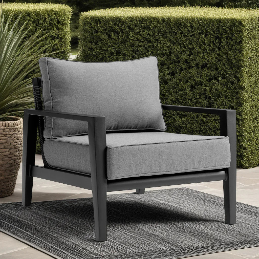 American Home Furniture Armen Living Cayman Outdoor Club Chair
