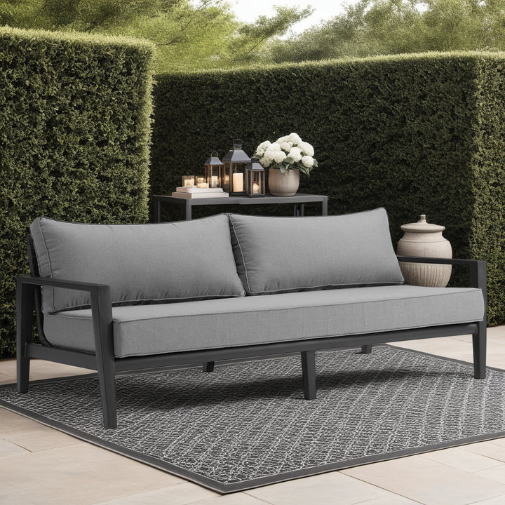 American Home Furniture Armen Living Cayman Outdoor Sofa