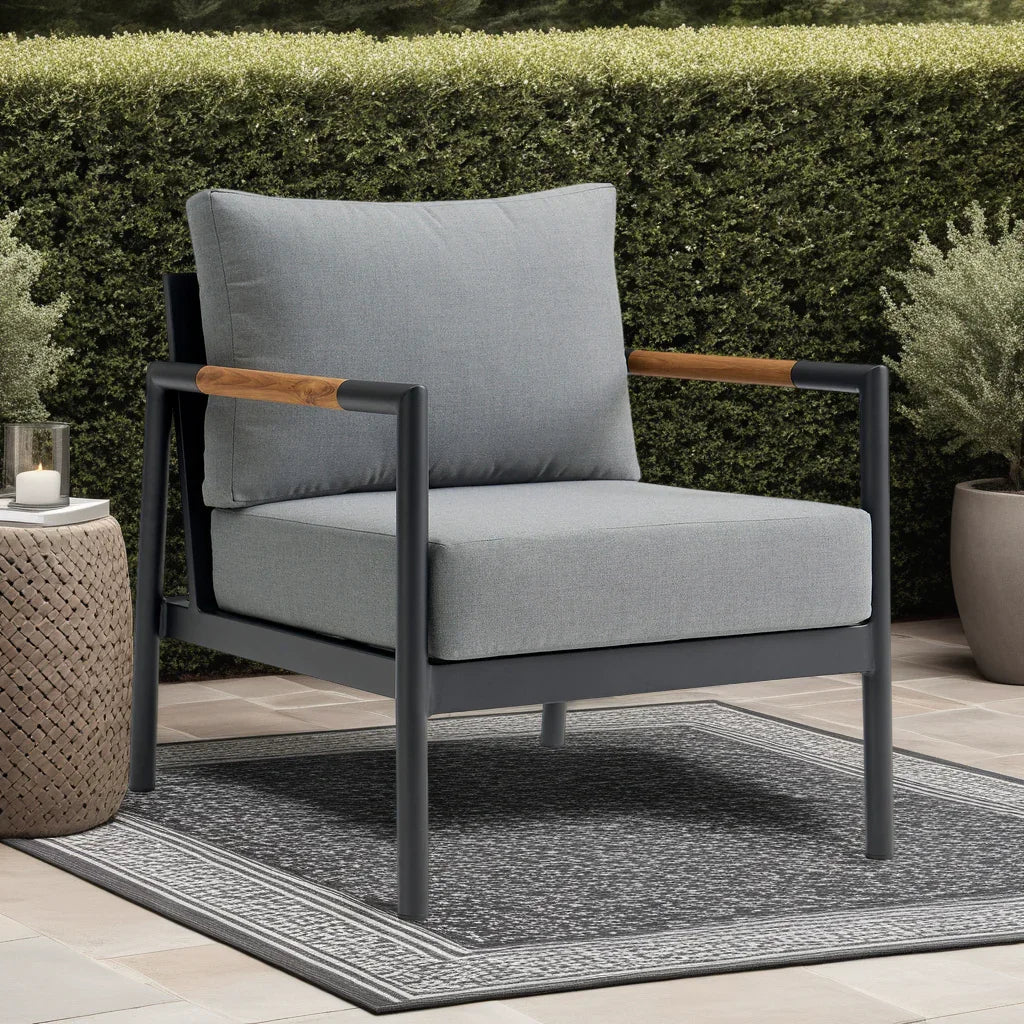 American Home Furniture Armen Living Crown Outdoor Club Chair