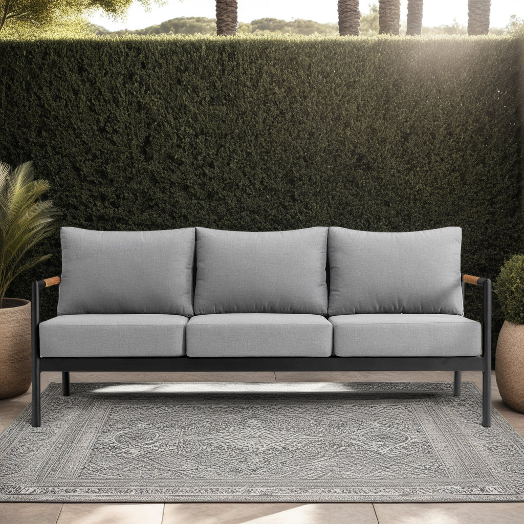 American Home Furniture Armen Living Crown Outdoor Sofa