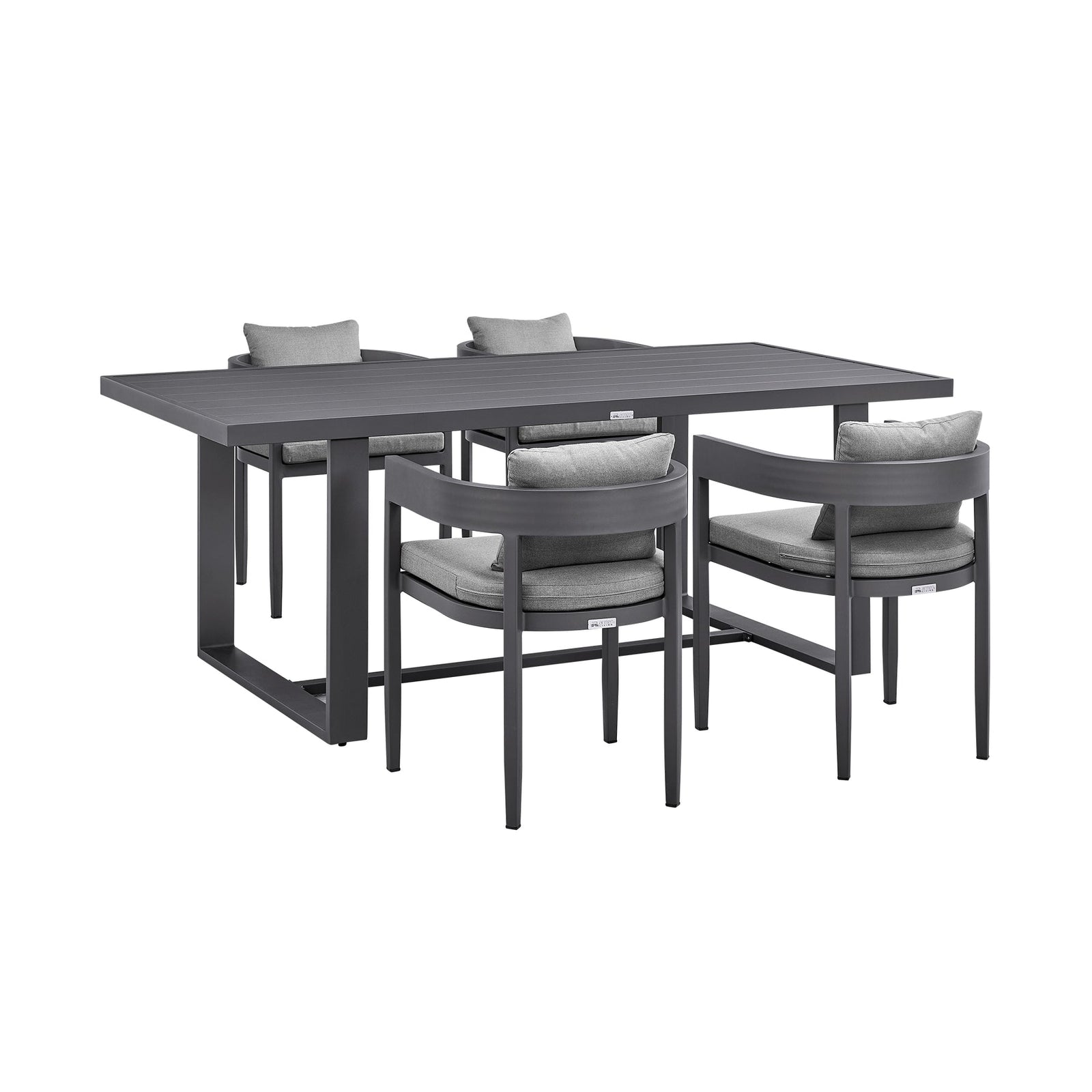 American Home Furniture Armen Living Argiope Outdoor Patio 7-Piece Dining Table Set