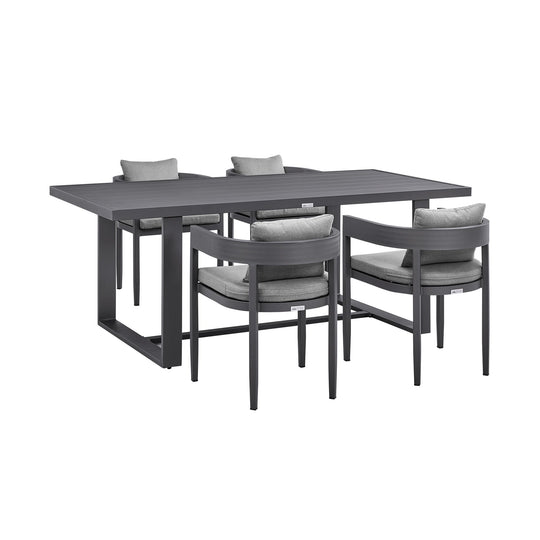 American Home Furniture Armen Living Argiope Outdoor Patio 7-Piece Dining Table Set
