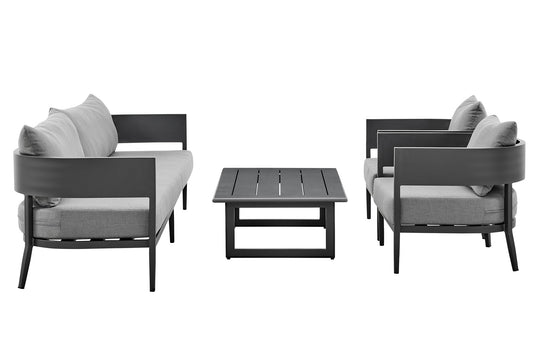 American Home Furniture Armen Living Menorca Outdoor Barstool Set of 2