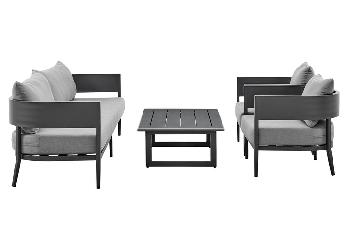 American Home Furniture Armen Living Menorca Outdoor Barstool Set of 2