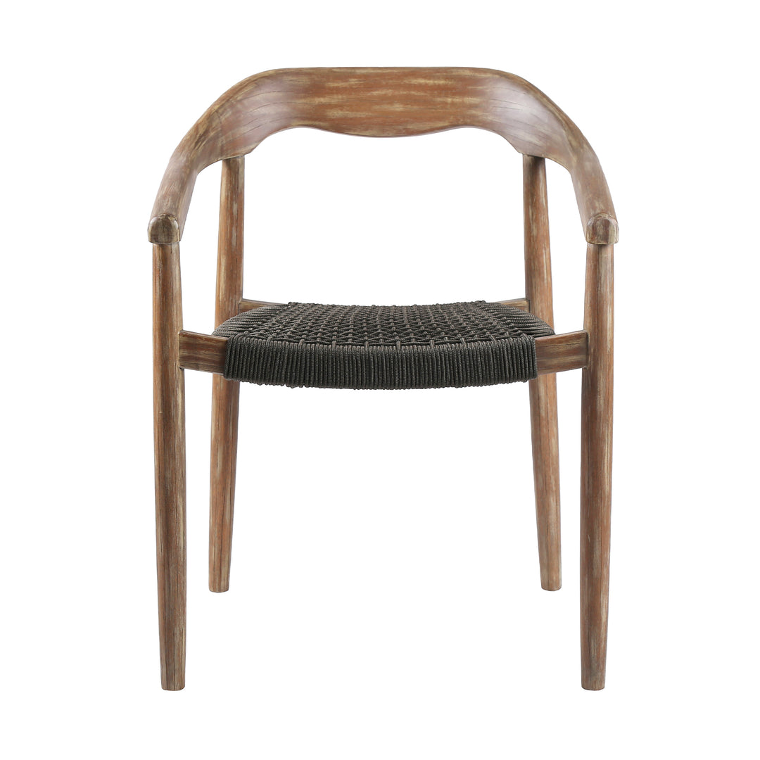 American Home Furniture Armen Living Oasis Santo Outdoor Patio 5 Piece Round Dining Set