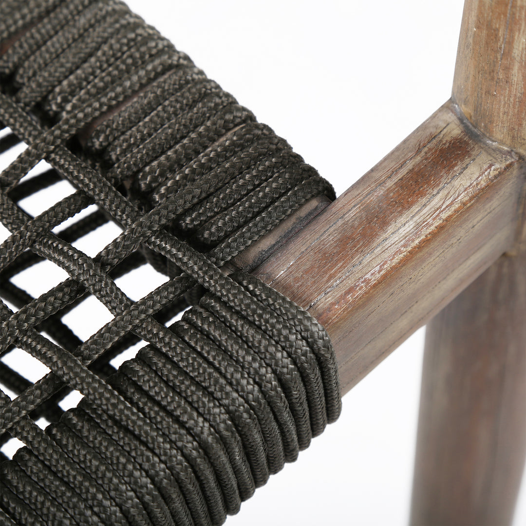 American Home Furniture Armen Living Oasis Santo Outdoor Patio 5 Piece Round Dining Set