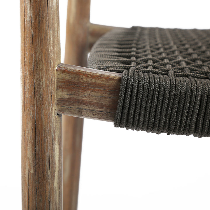 American Home Furniture Armen Living Oasis Santo Outdoor Patio 5 Piece Round Dining Set