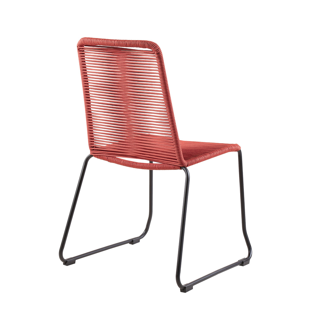 47"W x 47"D x 30"H / Red/Dark