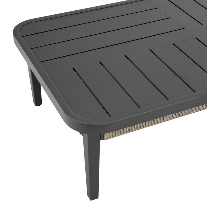 American Home Furniture Armen Living Zella Outdoor Patio 4 Piece Conversation Set