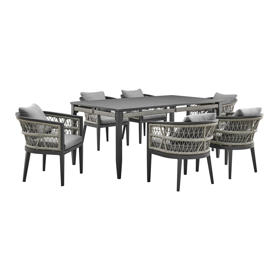 American Home Furniture Armen Living Zella Outdoor Round Coffee Table