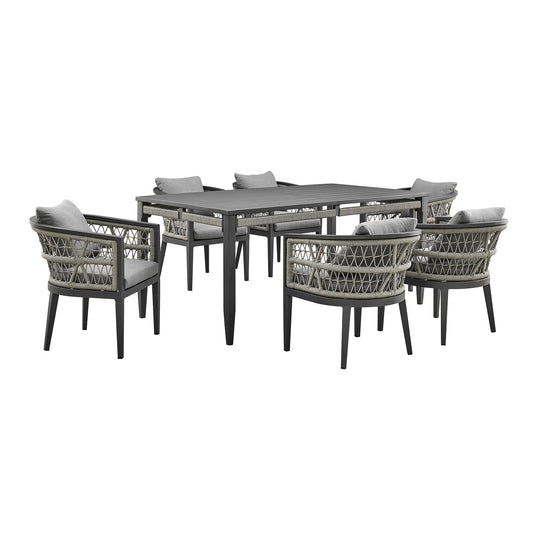 American Home Furniture Armen Living Zella Outdoor Round Coffee Table