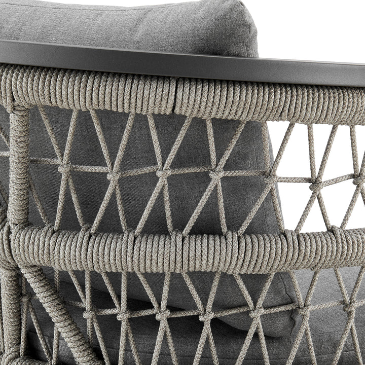 American Home Furniture Armen Living Zella Outdoor Patio 7 Piece Dining Set