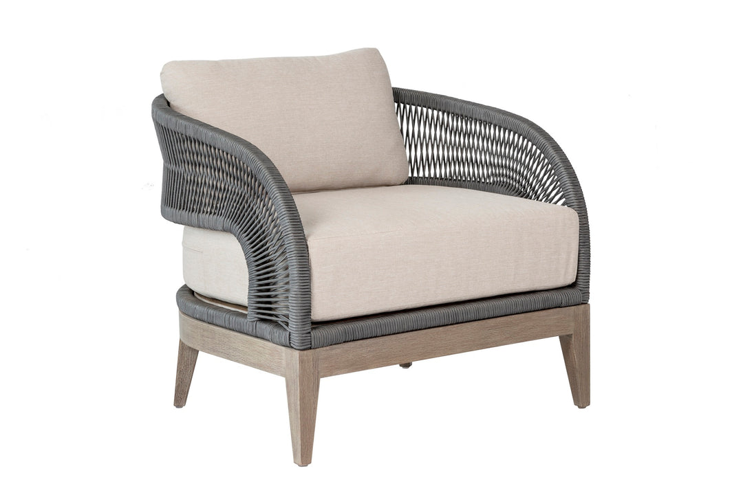 American Home Furniture Armen Living Orbit Outdoor Patio 4 Piece Conversation Set