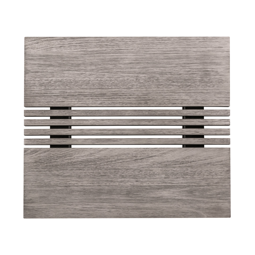 83"W x 30.5"D x 28"H / Gray/Light Gray