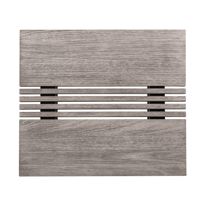 83"W x 30.5"D x 28"H / Gray/Light Gray