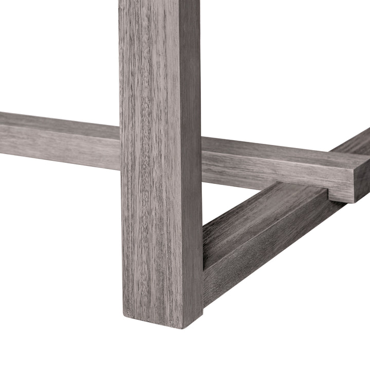 23"W x 24"D x 28"H / Gray/Light Gray