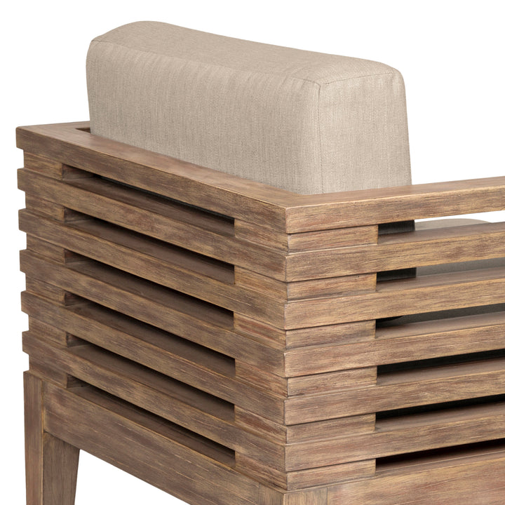 23"W x 24"D x 28"H / Brown/Light Brown