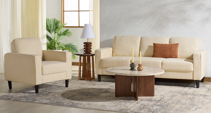 77"W x 31"D x 34"H / Creme