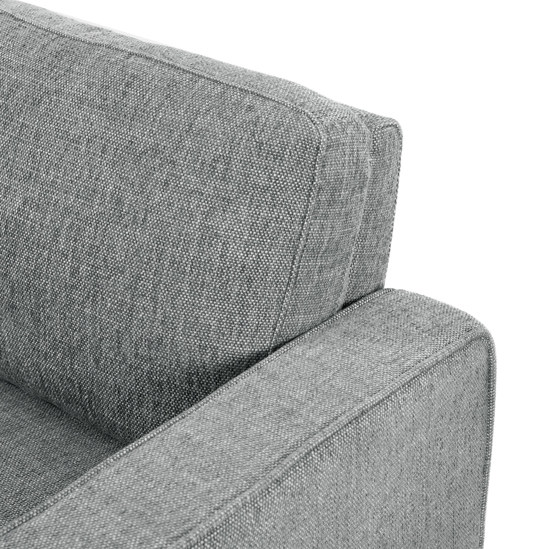 77"W x 31"D x 34"H / Grey