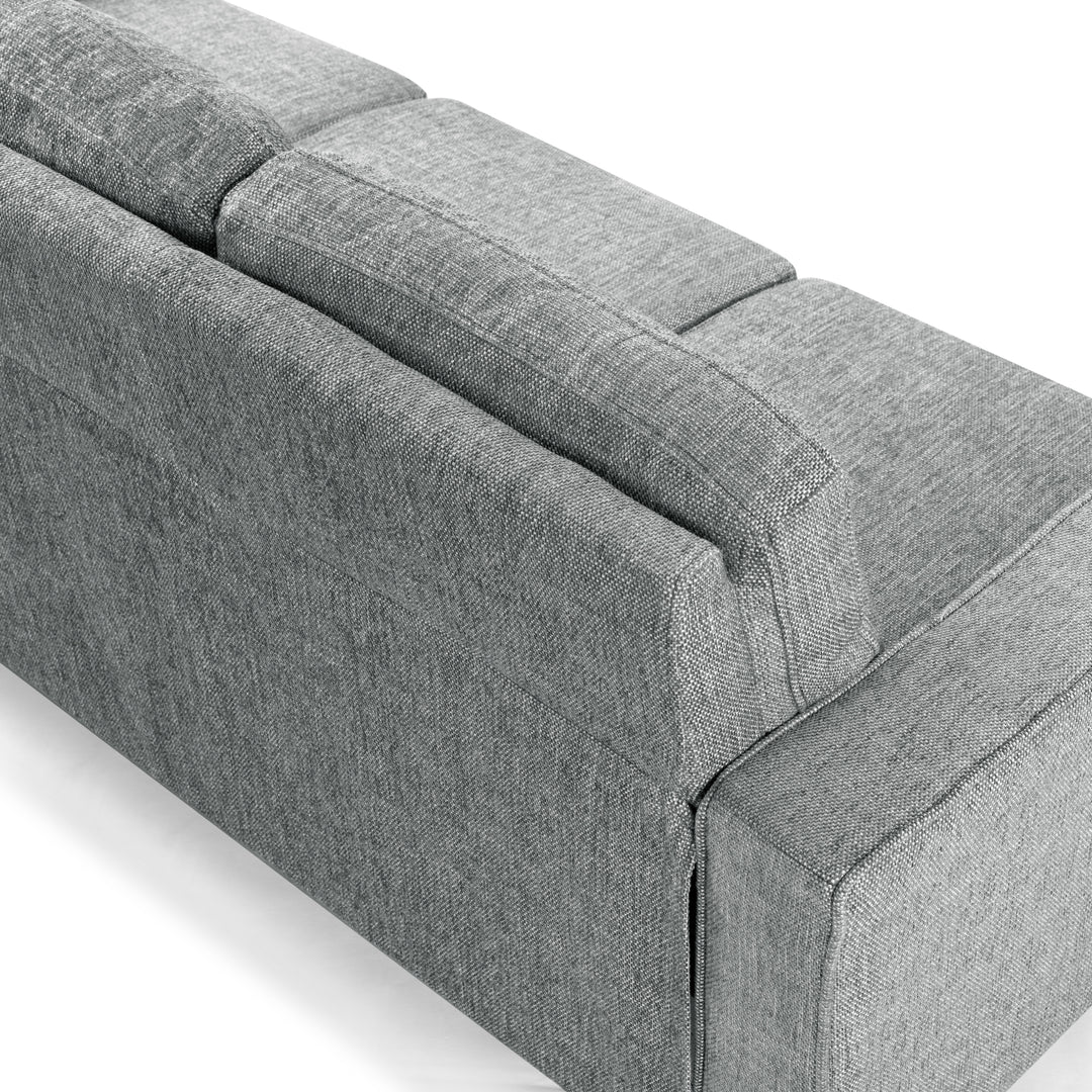 77"W x 31"D x 34"H / Grey