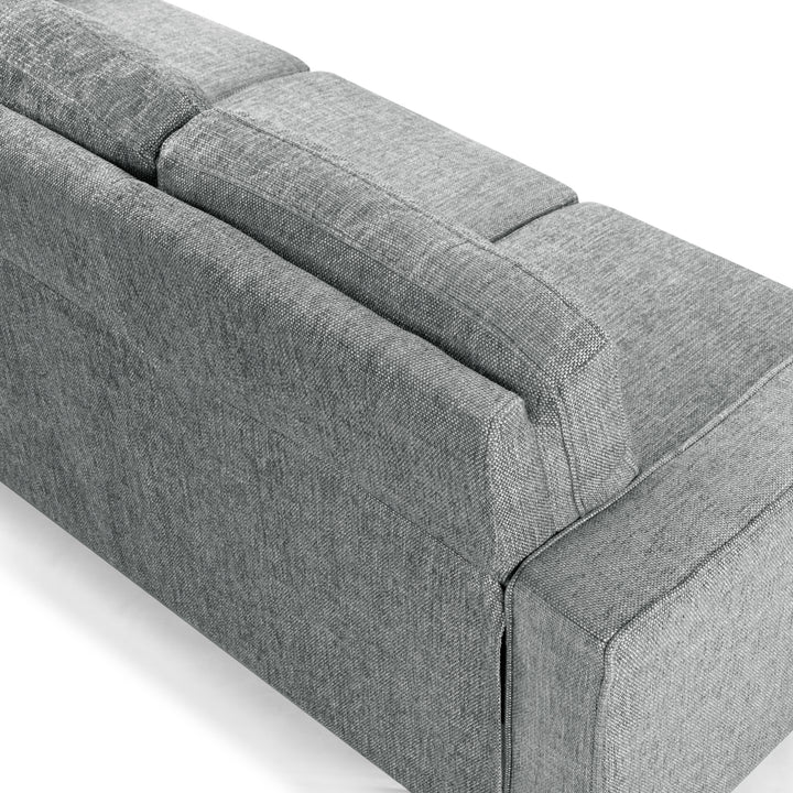 77"W x 31"D x 34"H / Grey