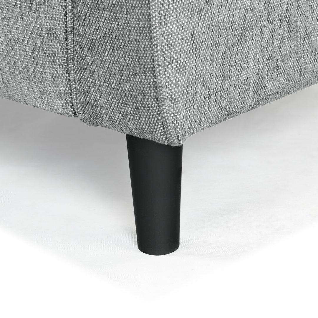 77"W x 31"D x 34"H / Grey