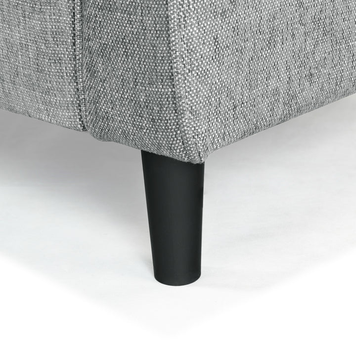 77"W x 31"D x 34"H / Grey