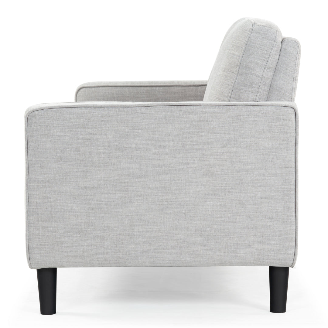 77"W x 31"D x 34"H / Light Grey