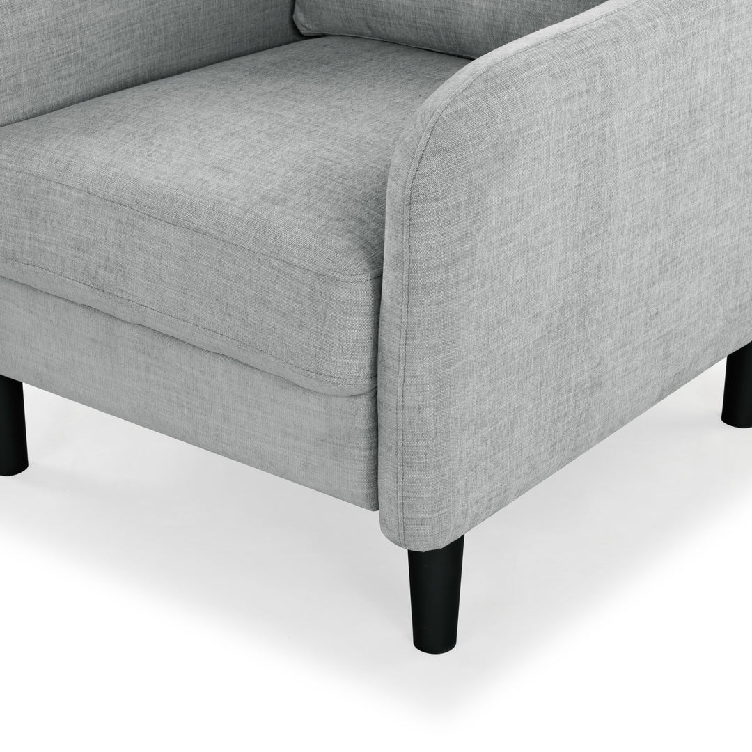 32.4"W x 32.1"D x 33.9"H / Light Grey