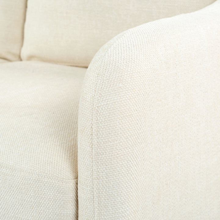 77.3"W x 32.1"D x 33.9"H / Creme