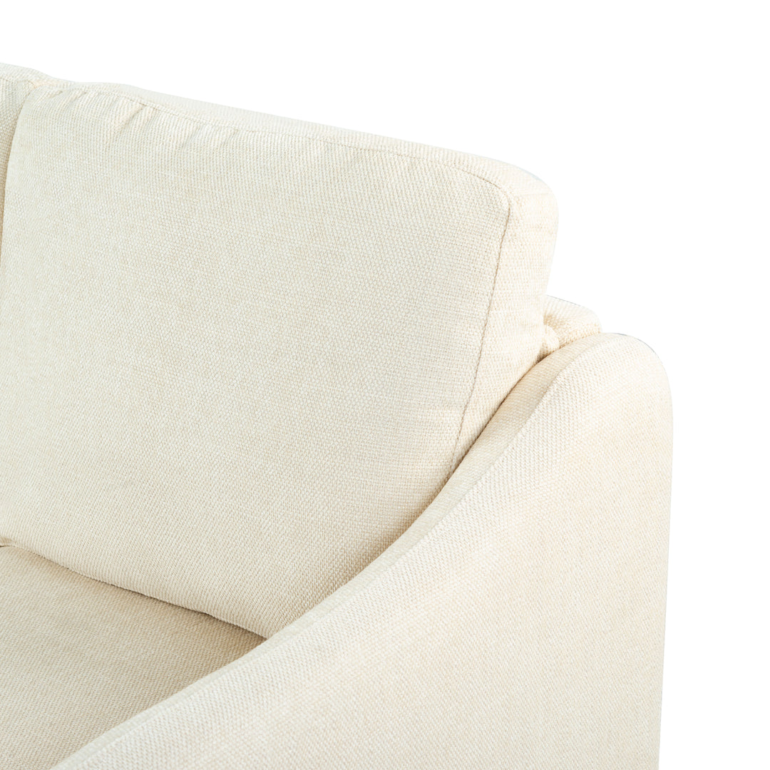 77.3"W x 32.1"D x 33.9"H / Creme