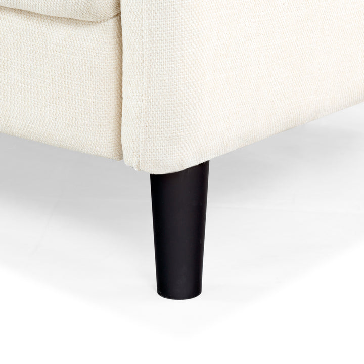 77.3"W x 32.1"D x 33.9"H / Creme