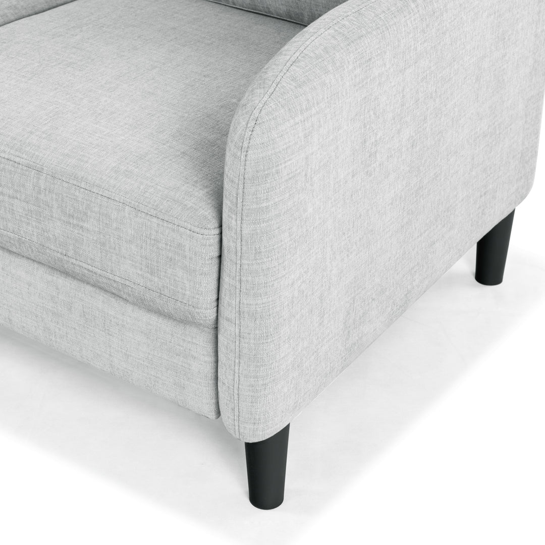 77.3"W x 32.1"D x 33.9"H / Light Grey