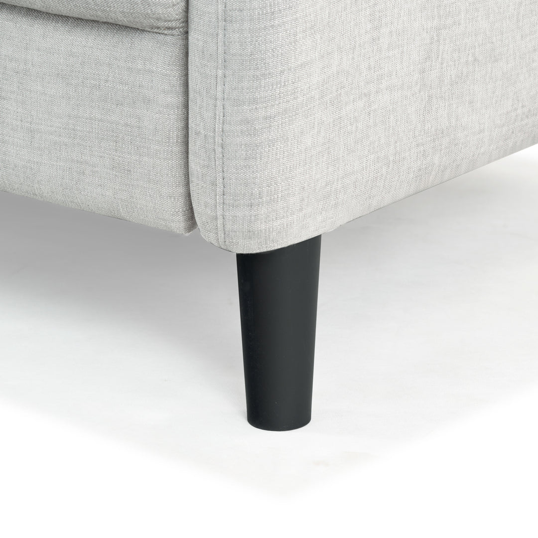 77.3"W x 32.1"D x 33.9"H / Light Grey