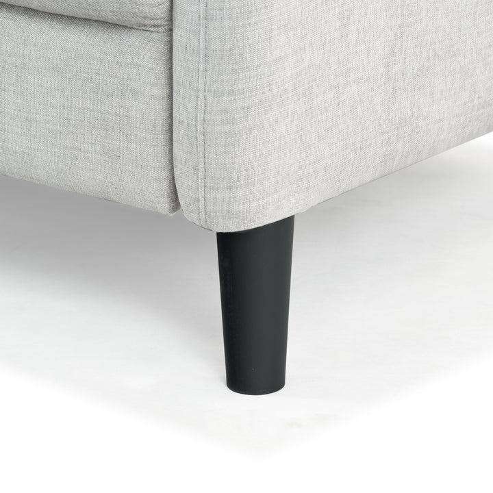 77.3"W x 32.1"D x 33.9"H / Light Grey